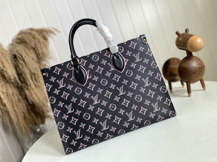 Louis Vuitton M46154 Onthego Monogram Reverse Toron Handles Women Handbag