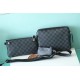 Louis Vuitton N58040 Trio Damier Graphite Men's Messenger Bag