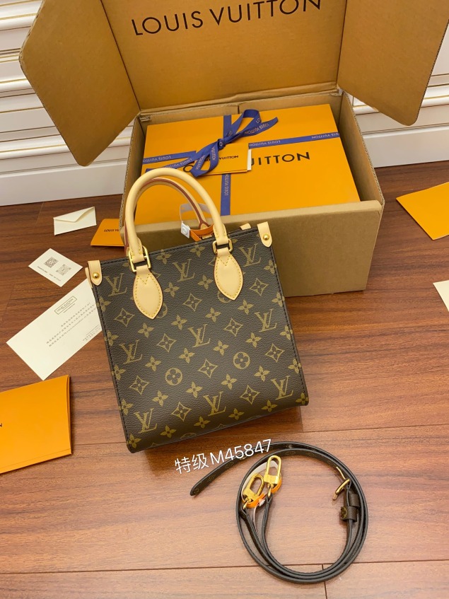 Louis Vuitton M45847 Sac Plat BB Monogram Serial NO mB0271