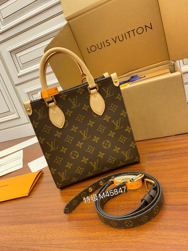 Louis Vuitton M45847 Sac Plat BB Monogram Serial NO mB0271