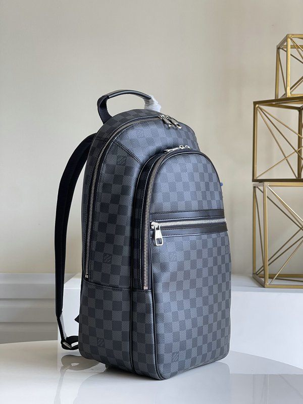 Louis Vuitton M58024 Michael Backpack  Damier Graphite Men Bag