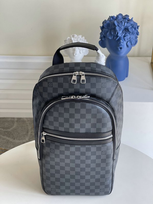 Louis Vuitton M58024 Michael Backpack  Damier Graphite Men Bag