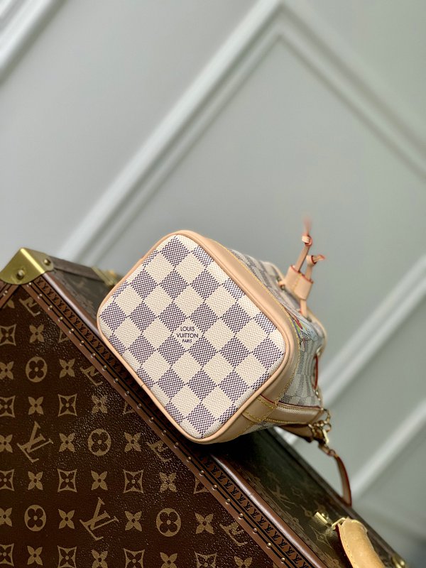 Louis Vuitton N40511 Nano Noé Damier Azur Vivienne Women Shoulder Bag 