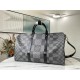 Louis Vuitton N50016  Keepall Bandoulière 50 Damier Graphite 3D Men's Travel Bag