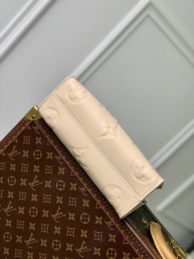 Louis Vuitton M23698 OnTheGo East West Monogram In Beige  Empreinte Leather