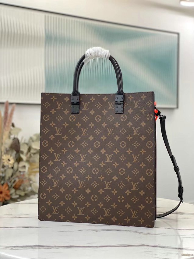 LOUIS VUITTON M45667 Monogram LVFriends Sac Plat Bag 2WAY Tote Bag Shoulder Bag.