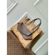 Louis Vuitton M46823 OnTheGo Voyage Monogram Reverse Canvas Women Tote Handbag