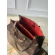 Louis Vuitton M46823 OnTheGo Voyage Monogram Reverse Canvas Women Tote Handbag