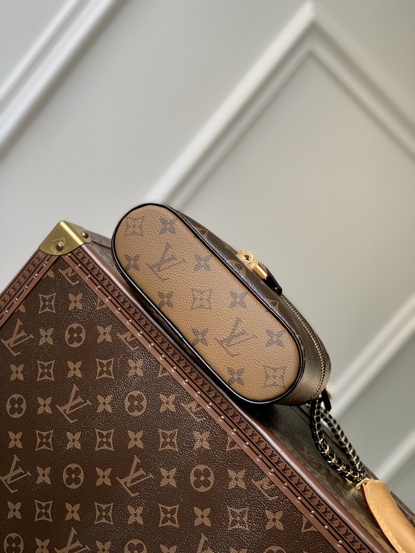 Louis Vuitton M47125 Vanity Chain Pouch Monogram Reverse Canvas