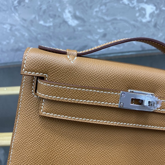  Hermès Mini kelly Epsom Pochette Swift Crossbody Bag