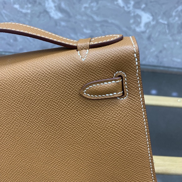  Hermès Mini kelly Epsom Pochette Swift Crossbody Bag