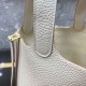 Hermès Picotin Lock 18 Lime Clemence Milk White