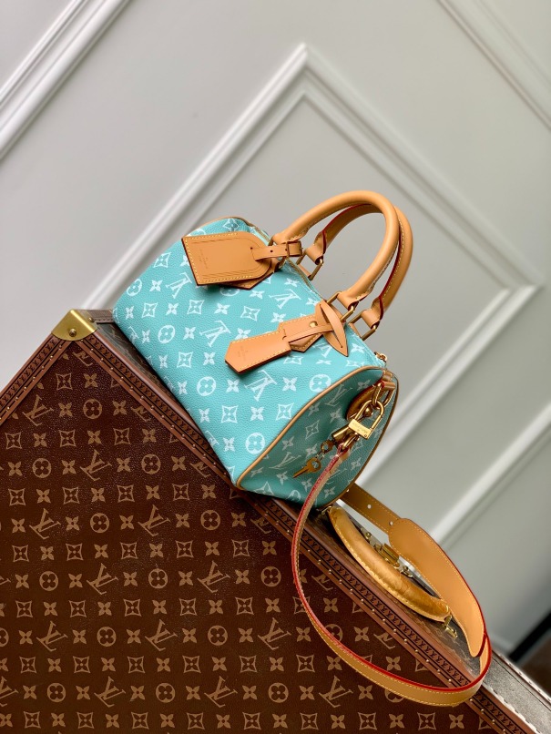 Louis Vuitton M24423 Speedy P9 Bandoulière 25 Autres Cuirs Monogram In Greem