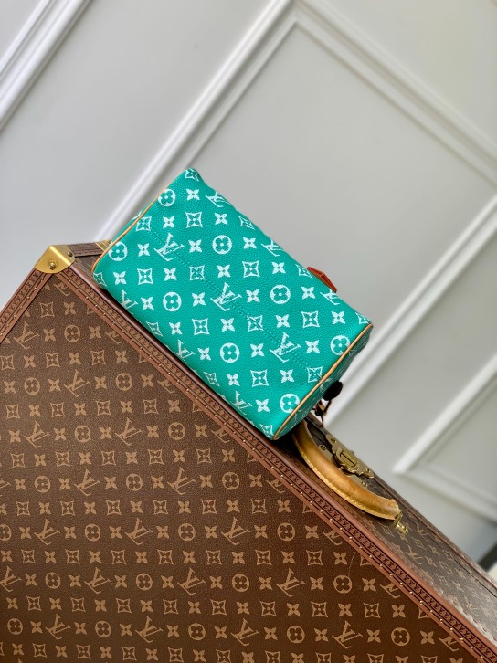 Louis Vuitton M24423 Speedy P9 Bandoulière 25 Autres Cuirs Monogram In Greem