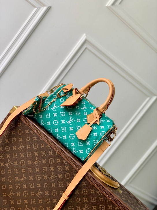 Louis Vuitton M24423 Speedy P9 Bandoulière 25 Autres Cuirs Monogram In Greem