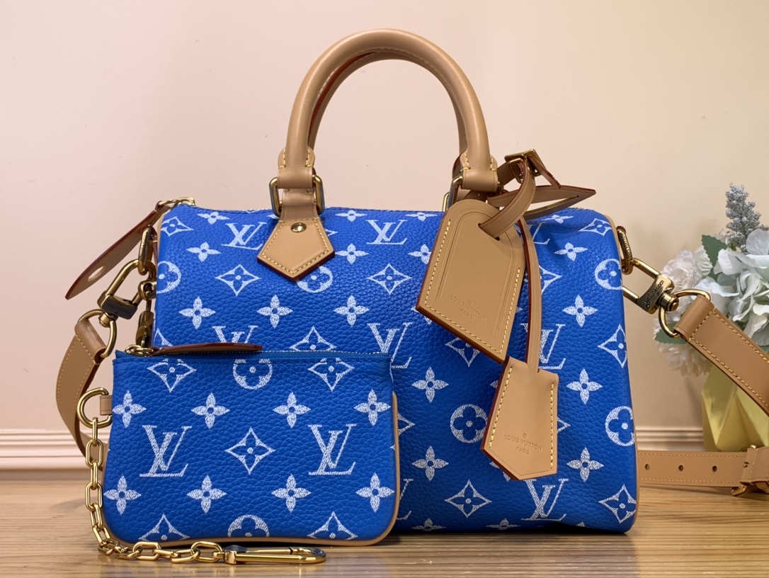 Louis Vuitton M24424 New Speedy P9 Bandoulière 25 Autres Cuirs Monogram Women Handbag