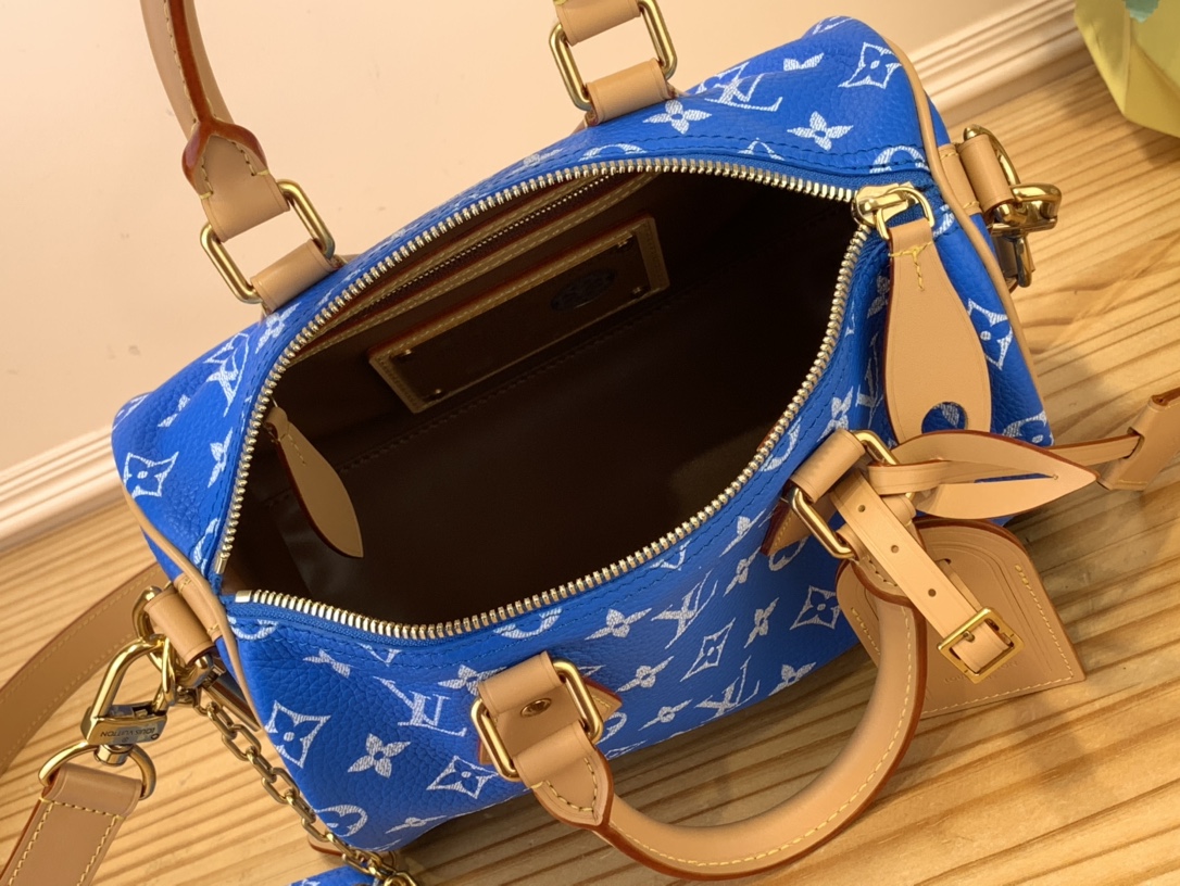 Louis Vuitton M24424 New Speedy P9 Bandoulière 25 Autres Cuirs Monogram Women Handbag