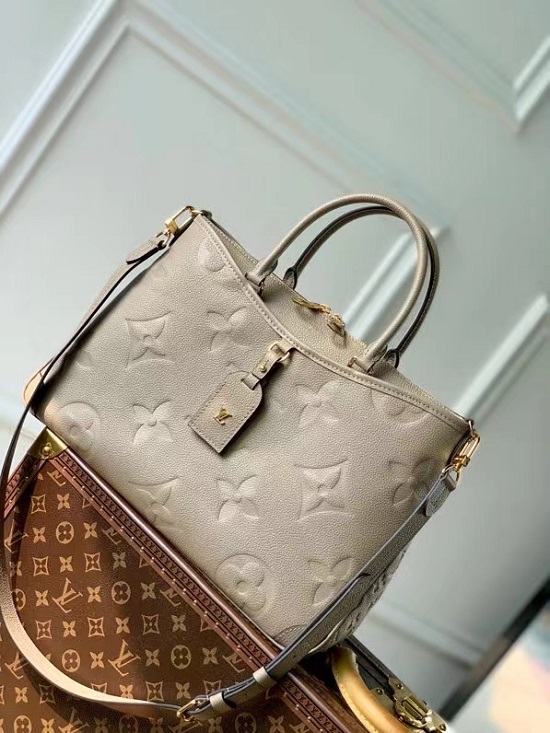 Louis Vuitton M46504 Trianon MM Monogram Empreinte Leather Tote Bag