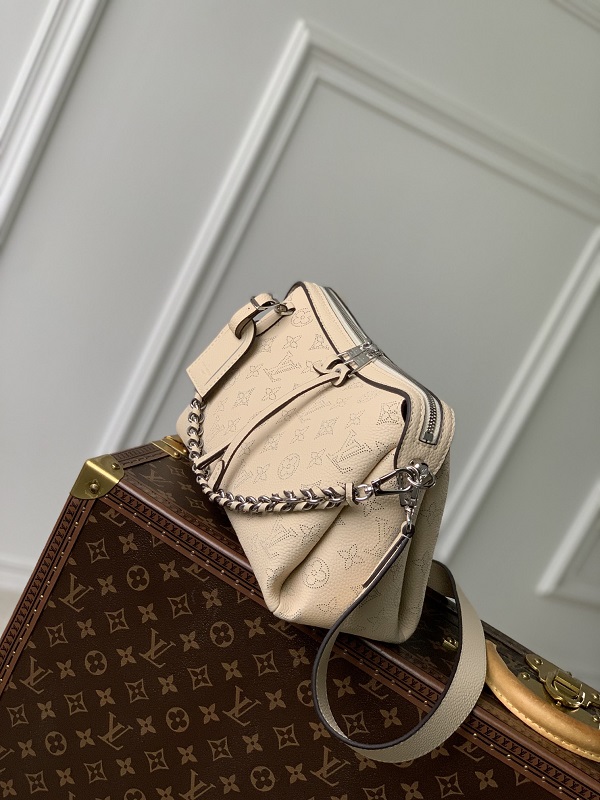 Louis Vuitton Mahina Hand It All PM Real Leather Monogram Women Bag