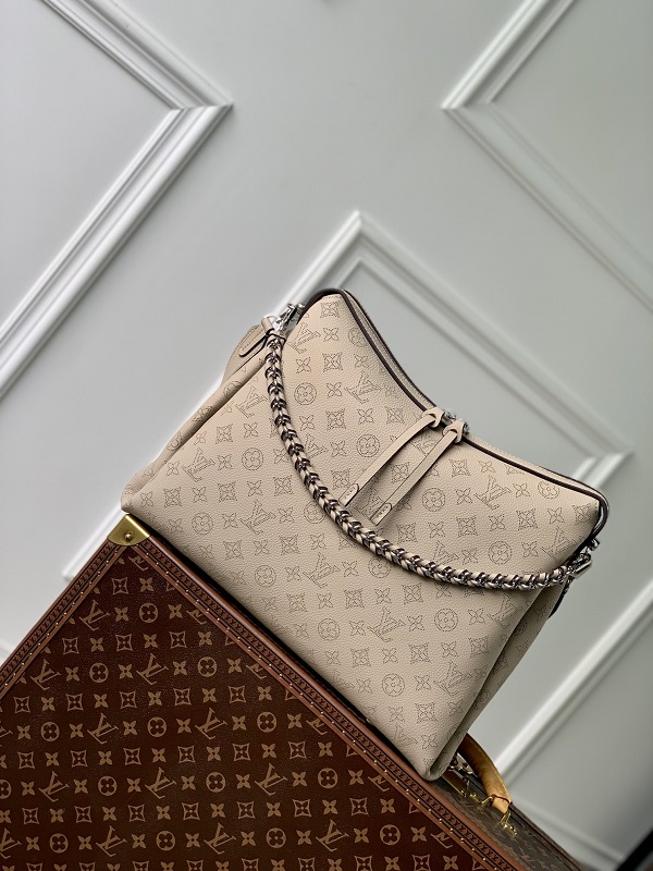 Louis Vuitton M24133  Hand It All MM Mahina  Handbags Real Leather 