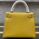 Hermès Kelly  Epsom 25 Handbags Totes Yellow