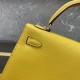 Hermès Kelly  Epsom 25 Handbags Totes Yellow