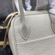 Hermès Lindy 26 TC  Leather Women's Bags  Satchels White