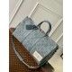 Louis Vuitton M22532 Keepall Bandoulière 50 Bandoulière Monogram Washed Denim coated canvas