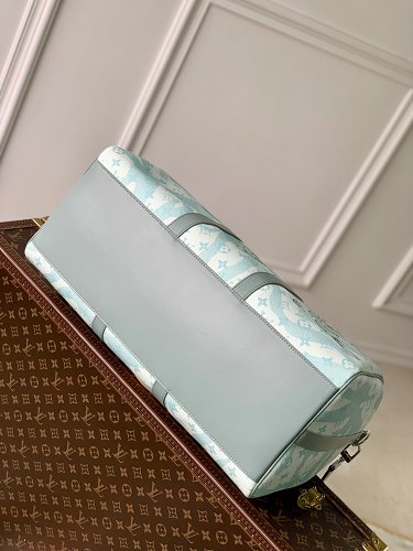 Louis Vuitton Louis Vuitton Keepall Bandouliere 50 Crystal Blue