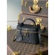 Louis Vuitton M45598 LV Vanity PM Black Monogram Empreinte Handbag