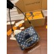 Louis Vuitton M59631 Denim Dauphine MM Handbag