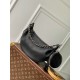 Louis Vuitton M22819  Baia PM Mahina Leather Handbag In Black 