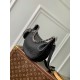 Louis Vuitton M22819  Baia PM Mahina Leather Handbag In Black 