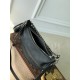 Louis Vuitton M22819  Baia PM Mahina Leather Handbag In Black 