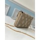 Louis Vuitton M69977 Tourterelle Empreinte Pochette Felicie Monogram 