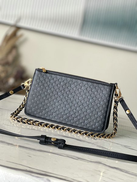 Louis Vuitton M82247  Lexington Pouch Bag Black Outlet On Sale