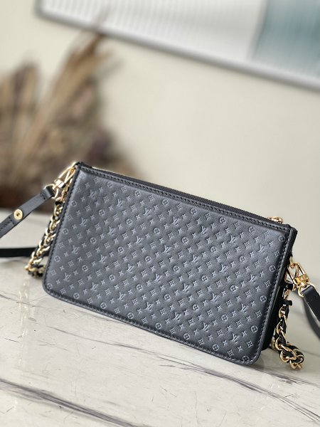 Louis Vuitton M82247  Lexington Pouch Bag Black Outlet On Sale