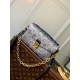 Louis Vuitton M22834 Pochette Metis East West Blue in Monogram