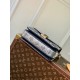 Louis Vuitton M22834 Pochette Metis East West Blue in Monogram