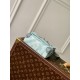 Louis Vuitton M22637  Steamer Wearable Wallet Shoulder Bag Blue Monogram Aqua Garden PVC coated canvas