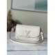 Louis Vuitton M59457 City Keepall  Aerogram leather Women Bag In Milk White