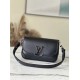 Louis Vuitton M59386 City Keepall in deep black Aerogram leather Women Bag