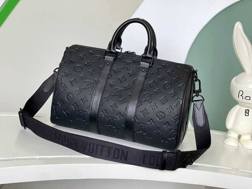 Louis Vuitton M46655 Keepall Bandoulière 35 Monogram Eclipse Men Bag