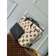 Louis Vuitton M22838 Neverfull MM Lotus cotton Black Beige 