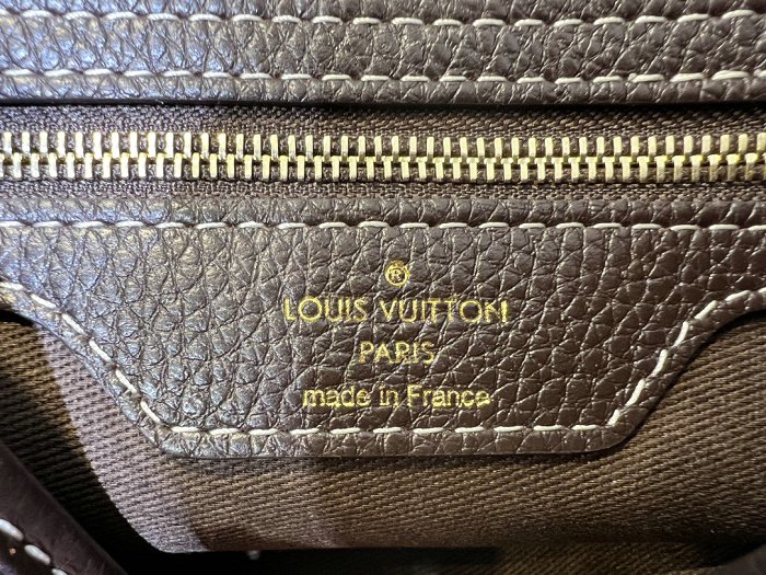 Louis Vuitton M95226 Brown Monogram black canvas presbyopic shoulder bag handbag gold hardware detachable shoulder strap