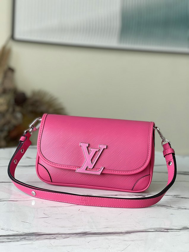 Louis Vuitton M59460 City Keepall  Aerogram leather Women Bag In Hot Pink