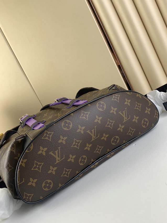 Louis Vuitton M46272 Christopher MM Backpack Monogram Macassar Brown