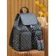 Louis Vuitton N40279 Damier Graphite Utility Utility Back Pack Ruck