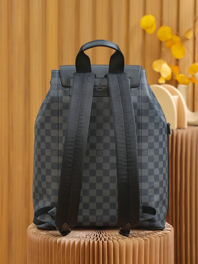 Louis Vuitton N40279 Damier Graphite Utility Utility Back Pack Ruck