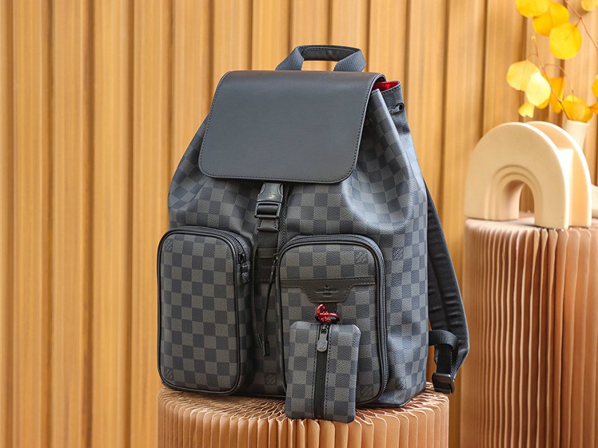 Louis Vuitton N40279 Damier Graphite Utility Utility Back Pack Ruck